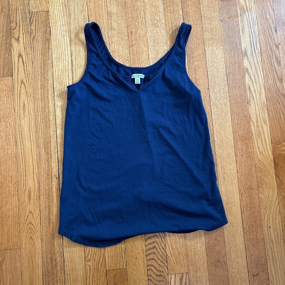 American Eagle Outfitters Dark Blue Tank Top